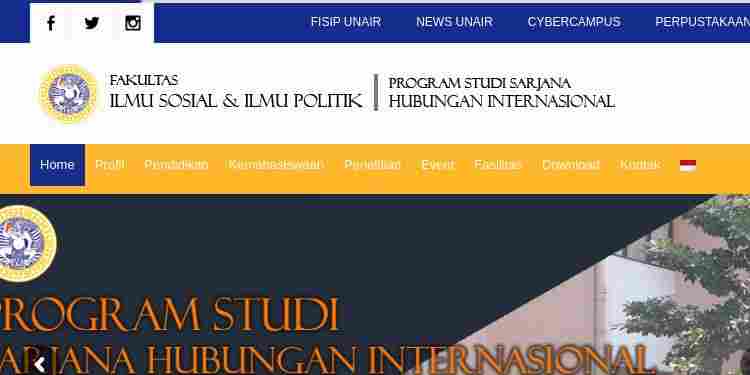 Studi Telematika Ilmu Hubungan Internasional Universitas Airlangga